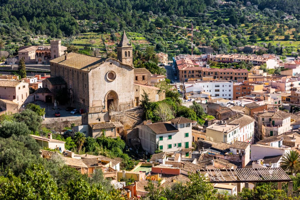 Vista aérea de Andratx (Mallorca, Islas Baleares).
