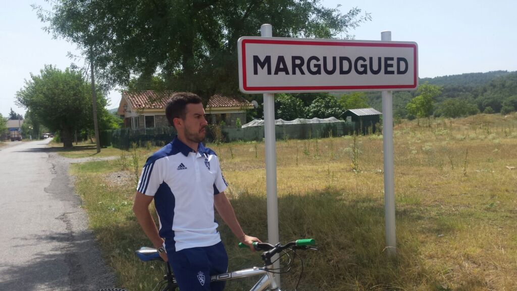 Entrada a Margudgued (Huesca).