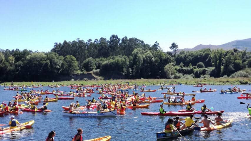 Descenso Internacional del Miño. Turismo Rías Baixas.