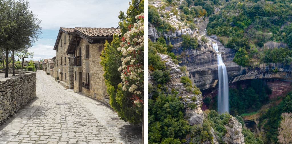 Tavertet. Por: acaballero67. / Salt del Molí Bernat. Por: zkcristian.