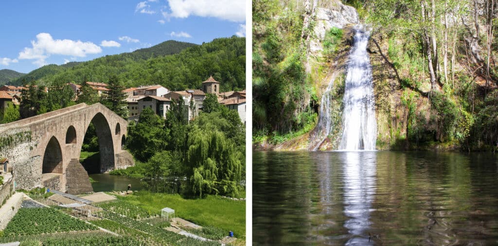 Sant Joan de les Abadesses. Por: Jahmaica. / Gorg de la Malatosca. Por: thisisLeitzaa.