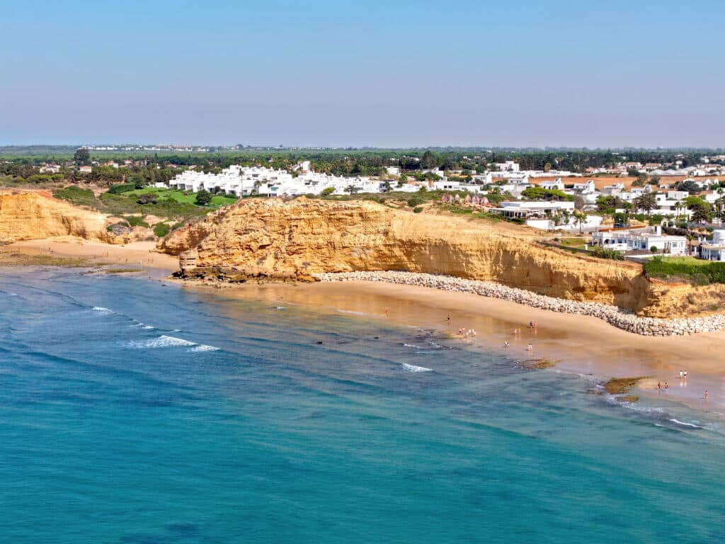 Acantilados en Conil de la Frontera (Cádiz)