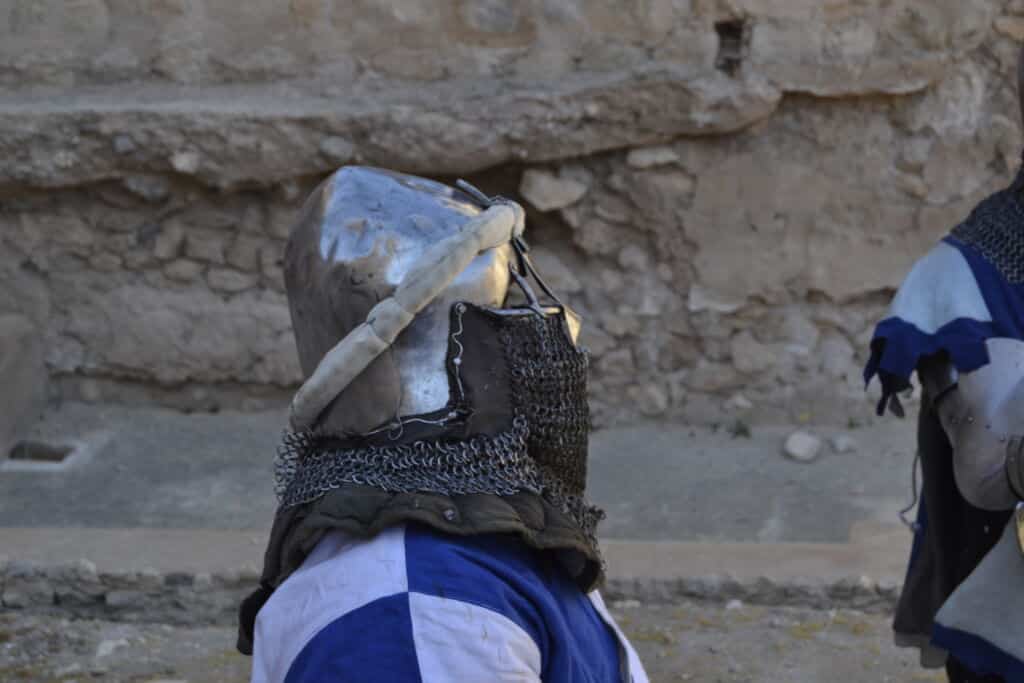 Atuendo medieval en el castillo de Villena (Alicante). Por JuanJoseCalatayud