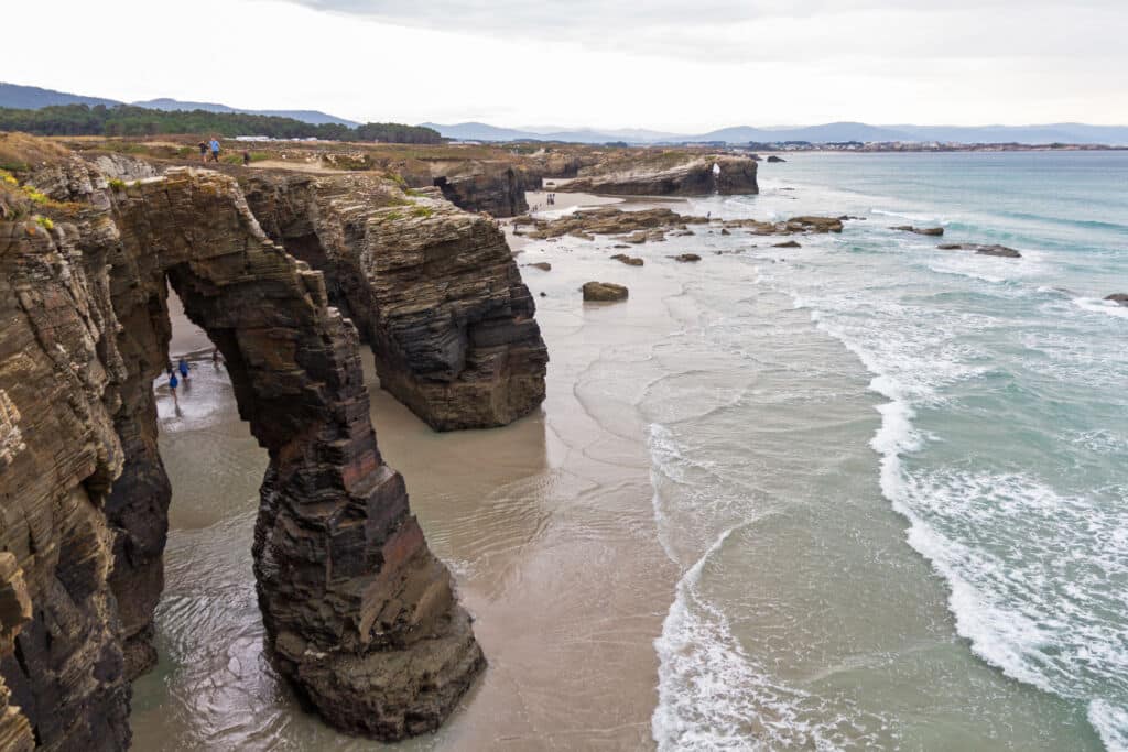 Playa de las catedrales en Lugo. Por Siur.