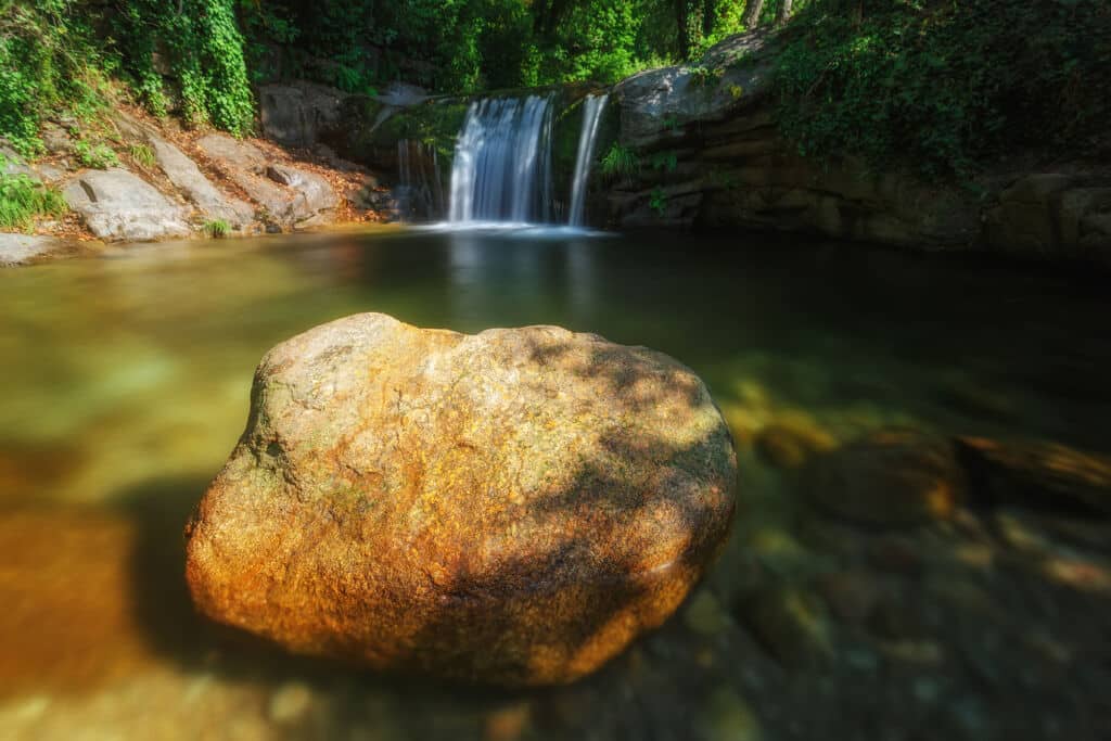 Garganta Mayor en Garganta la Olla, Extremadura. Por aruizhu.