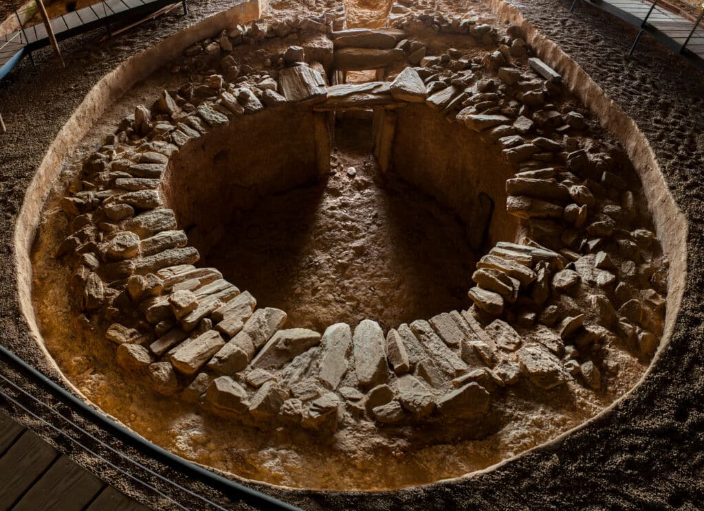 El yacimiento arqueológico de Huerta Montero, donde se celebra el Festival del solsticio de verano en Almendralejo (Badajoz). Por WH_Pics