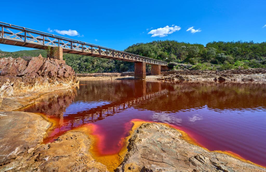 El río Tinto, en Huelva