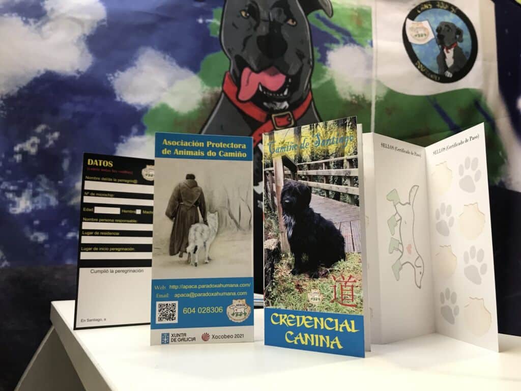 La Credencial Canina para el Camino de Santiago. Foto de APACA