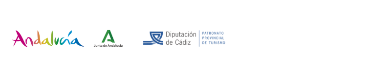 Logotipos de Andalucía, Junta de Andalucía, Diputación de Cádiz, Patronato Provincial de Turismo y Asturias sobre fondo blanco.