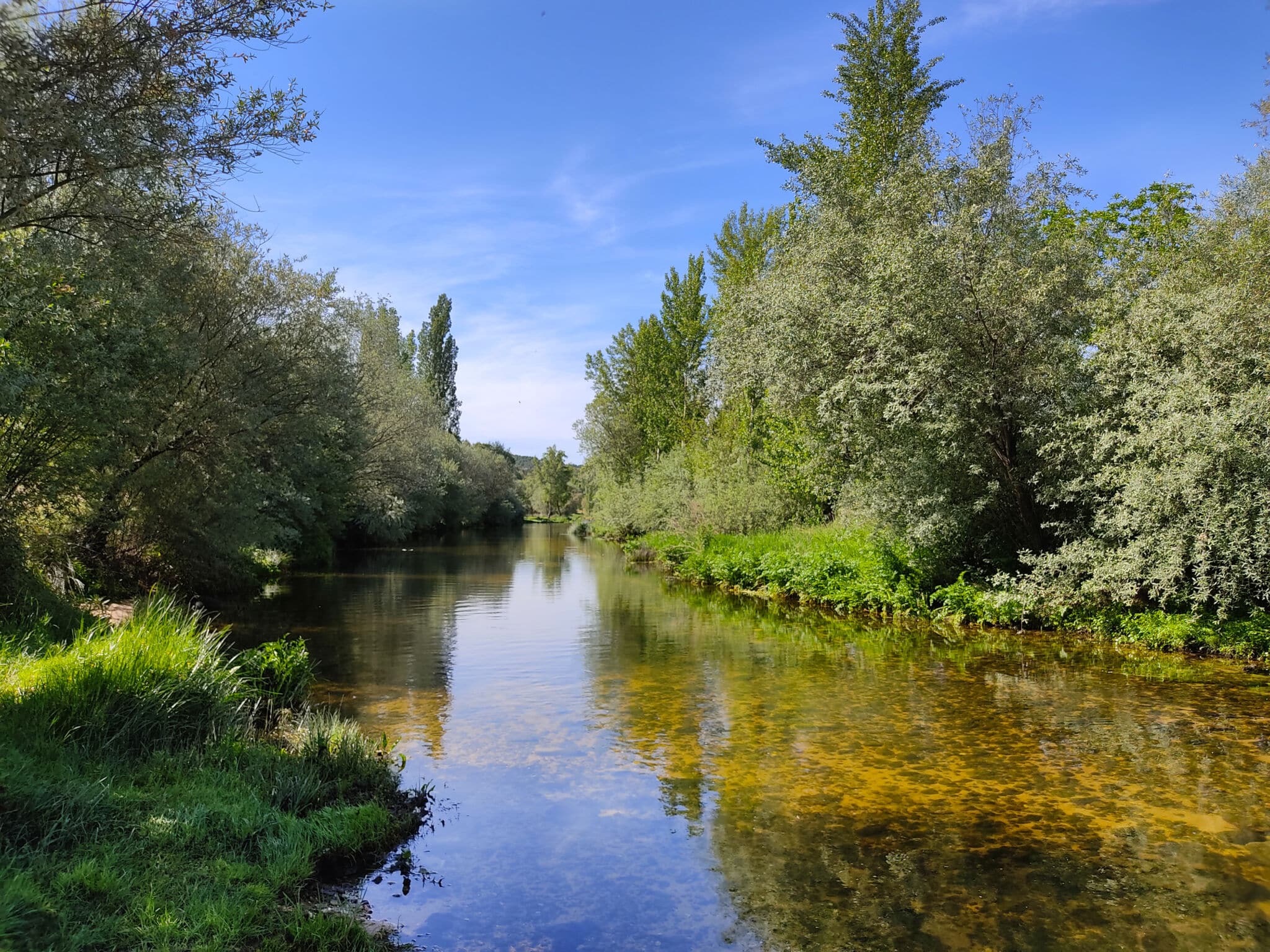 El río Alberche alberga distintas piscinas naturales, como las de Hormigos (Toledo).
