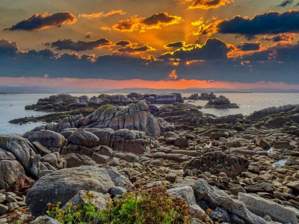 Vistas del sendero de Pedras Negras de San Vicente do Mar (O Grove, Pontevedra). Por Jobove