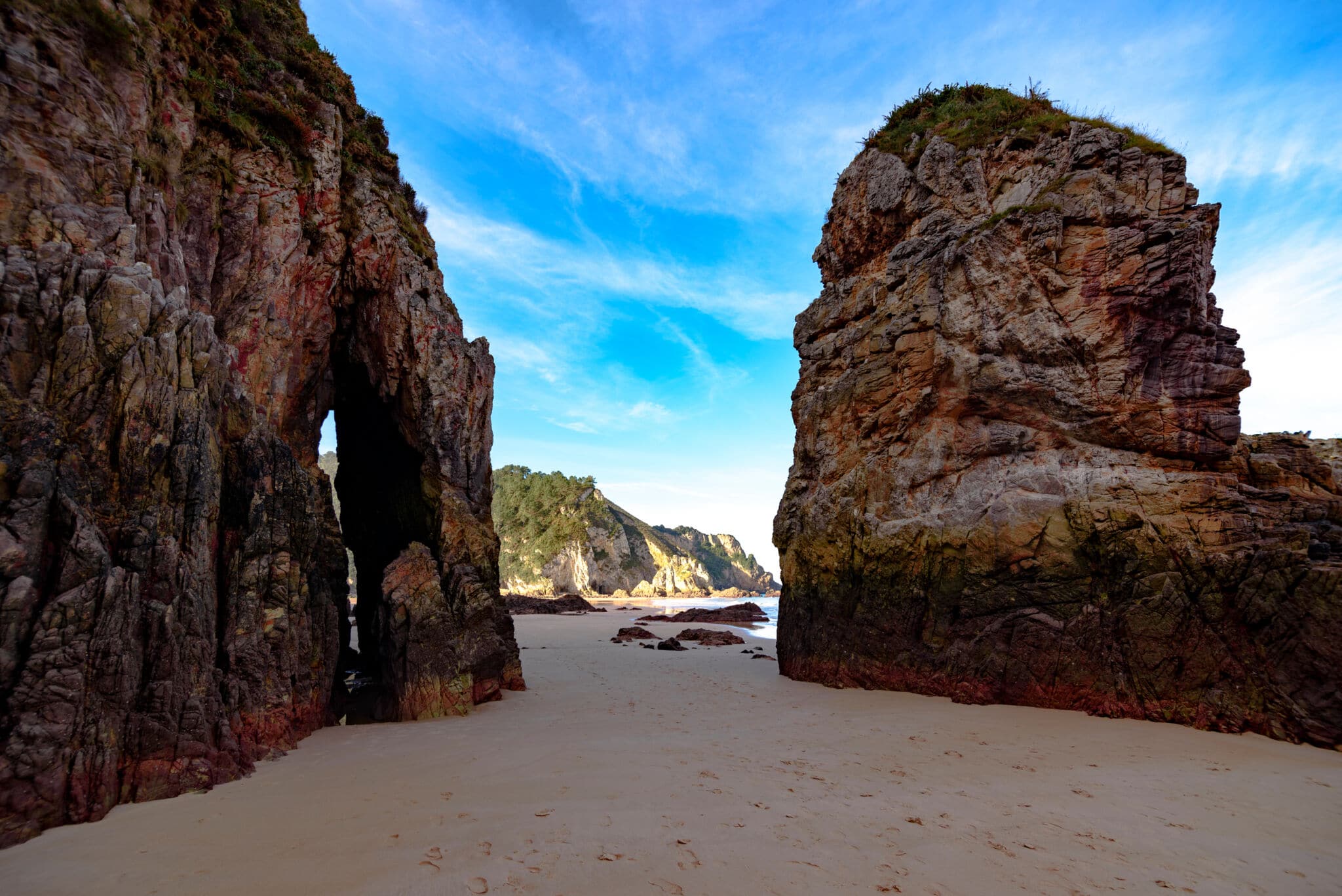 Visitas efímeras: paisajes que solo se pueden ver cuando baja la marea