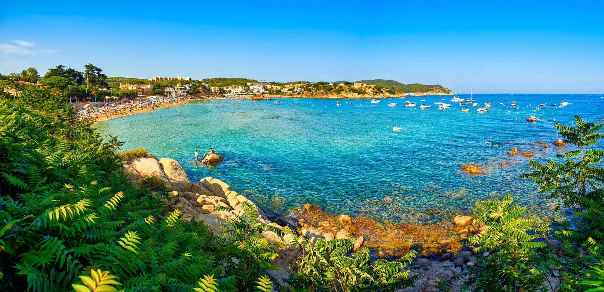 Playa de la Fosca, en Palamós, Girona. Por Álvaro Germán Vilela.