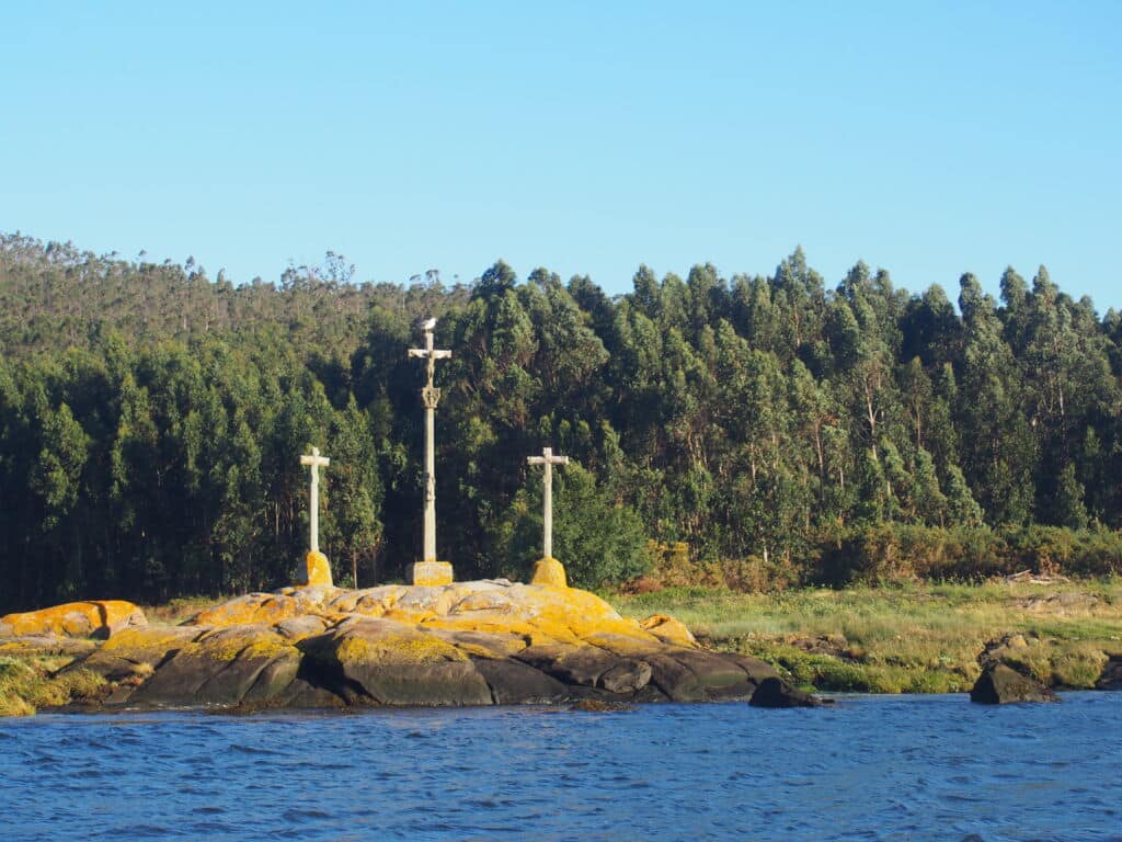 El único Vía Crucis marítimo-fluvial del mundo, en la Ruta Traslatio hacia Santiago (entre Vilanova de Arousa y Teo). Por Mithrax