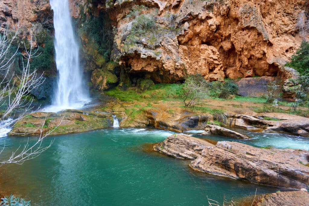 Baños del Salto de la novia, en Castellón. Por simon.