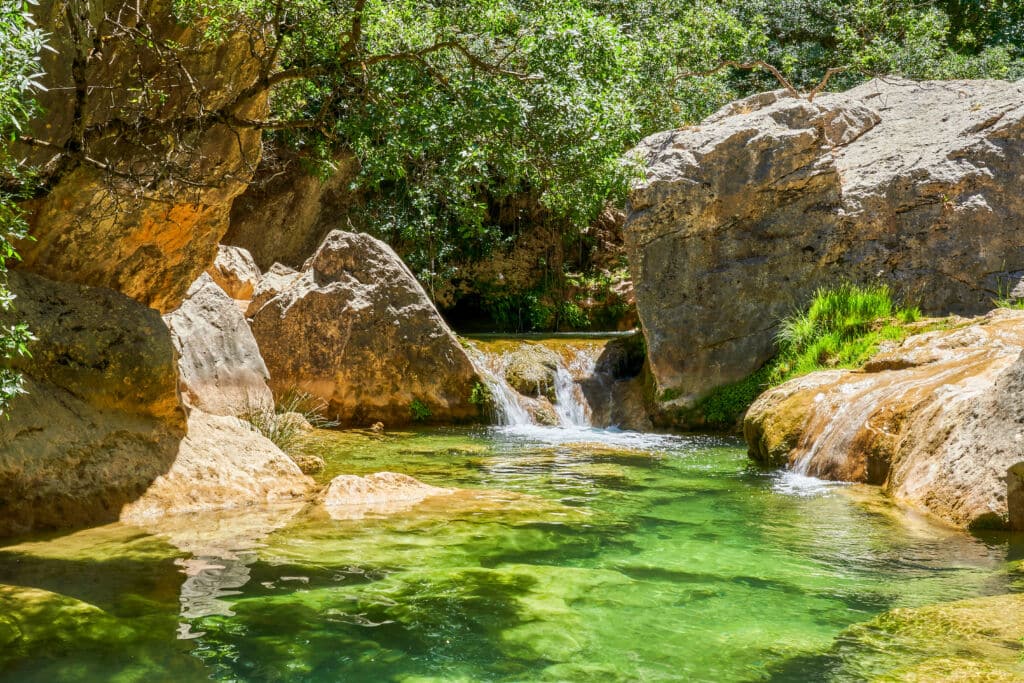 Cerrada del Utrero, en la sierra de Cazorla.