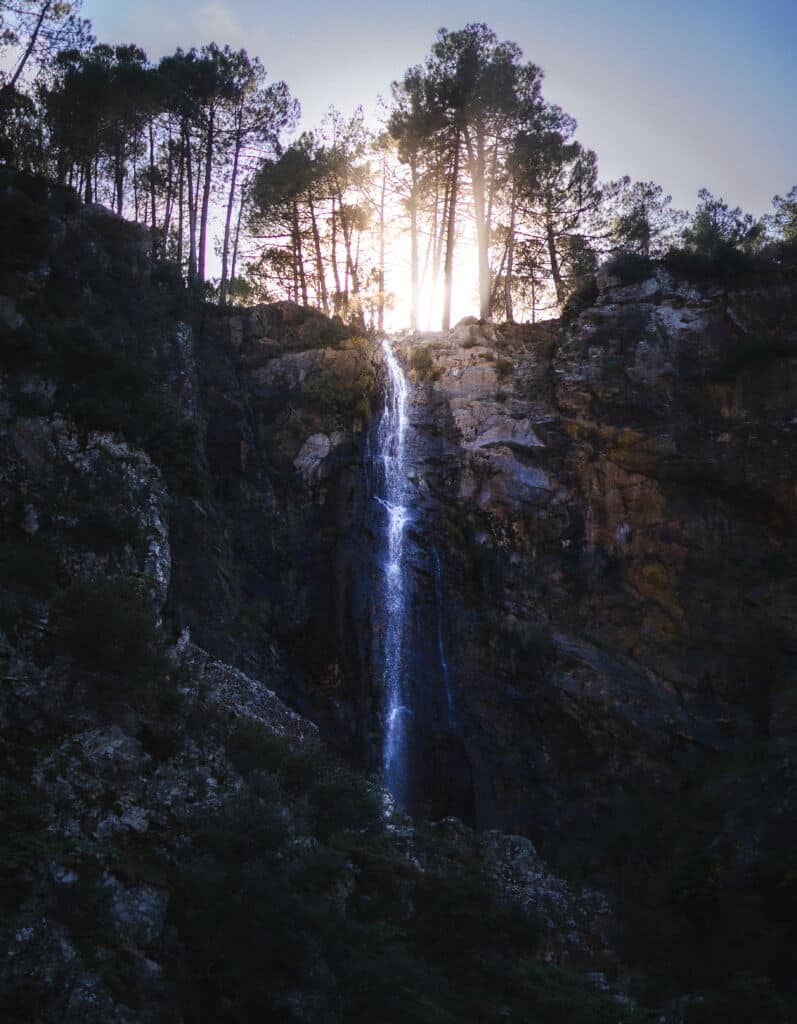La cascada del Charco de la Virgen, en Tolox (Málaga). Por sebastiaan