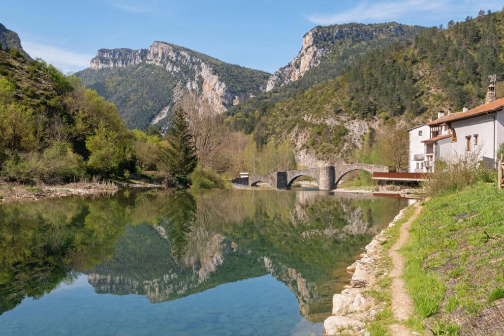Río Esca en Burgui. Por Néstor MN.