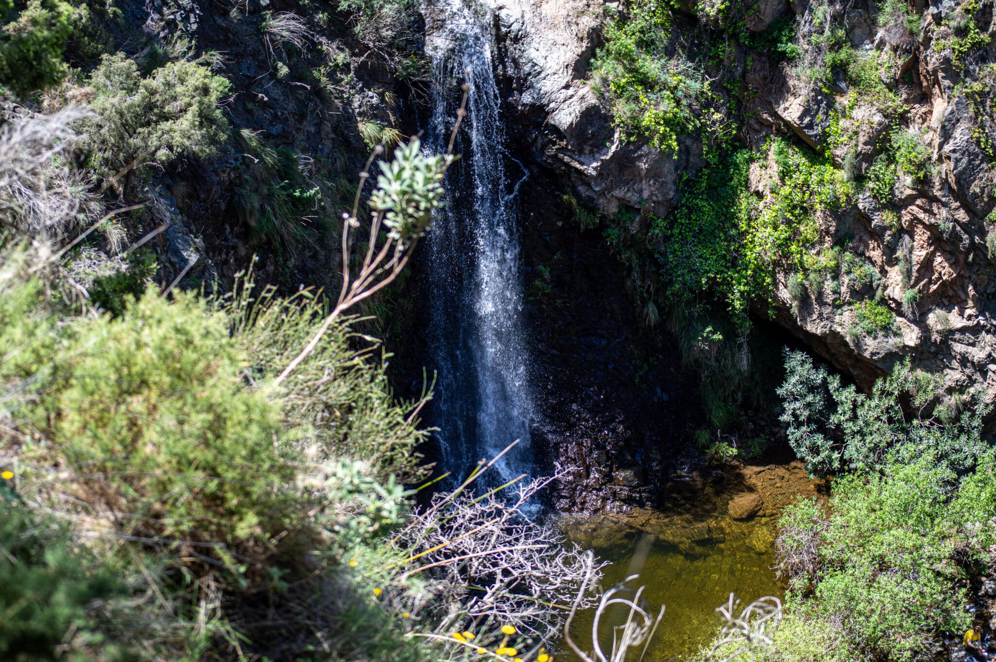 La cascada del Charco de la Virgen en Tolox. Por Vitali