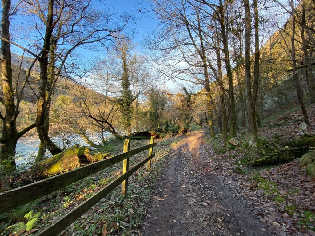 La ruta Salmones Arriba (Belmonte de Miranda, Asturias).