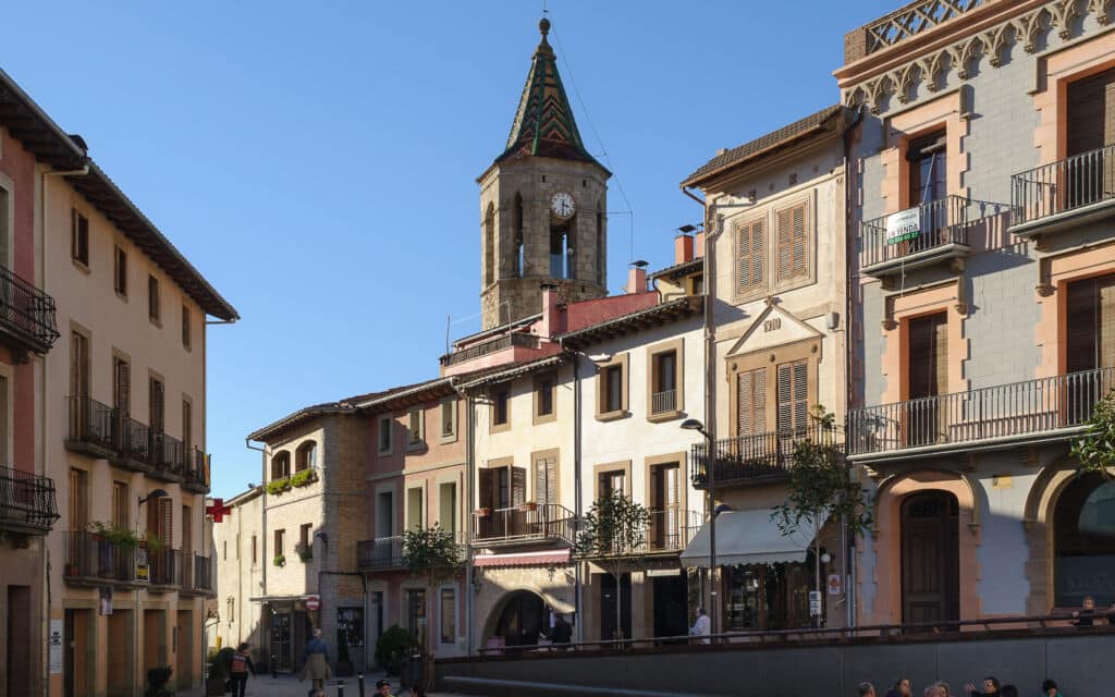 Plaza Mayor de Viladrau, Girona