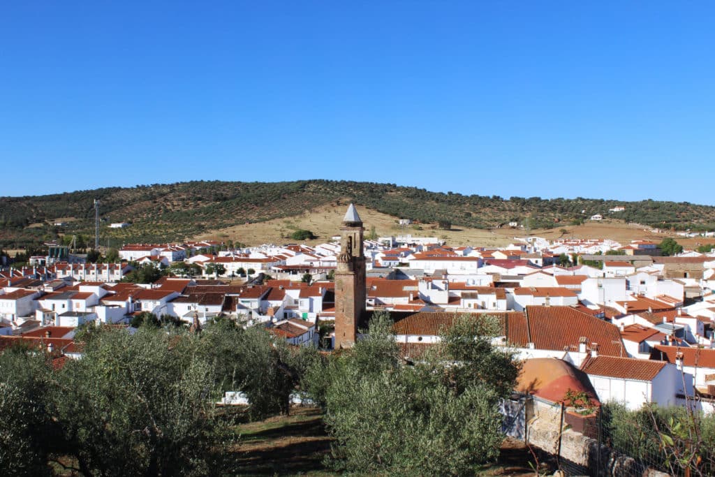 Vistas desde el castillo de Alanís