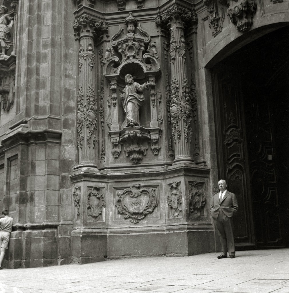 Alfred Hitchcock en la Basílica de Santa María del Coro