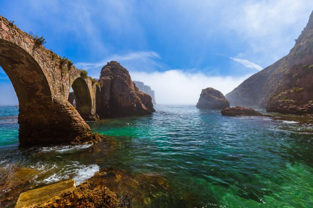 Acceso al fuerte de las Berlengas