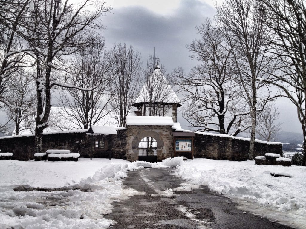 Invierno en la iglesia de Muskilda