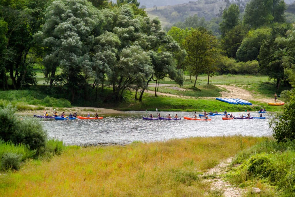 Descenso del Sella en kayak