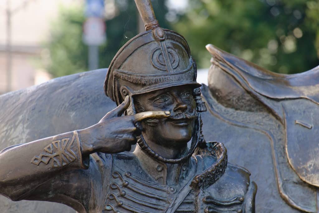 Escultura de un hussar