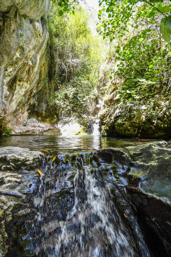 río Cicera en La Hermida