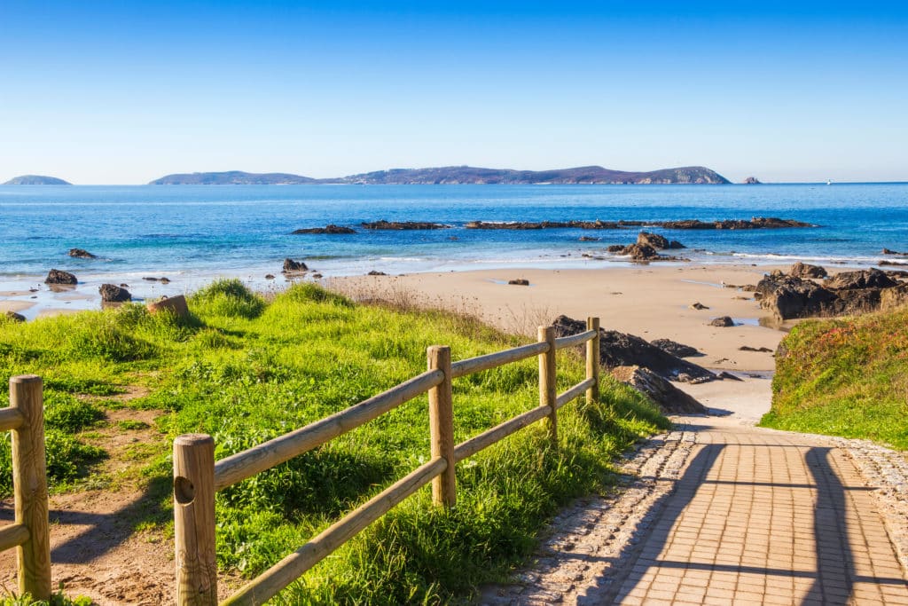 Playa de Bascuas en la isla de Ons