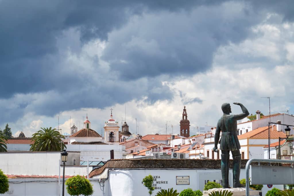 Escultura de Núñez de Balboa en Jerez de los Caballeros