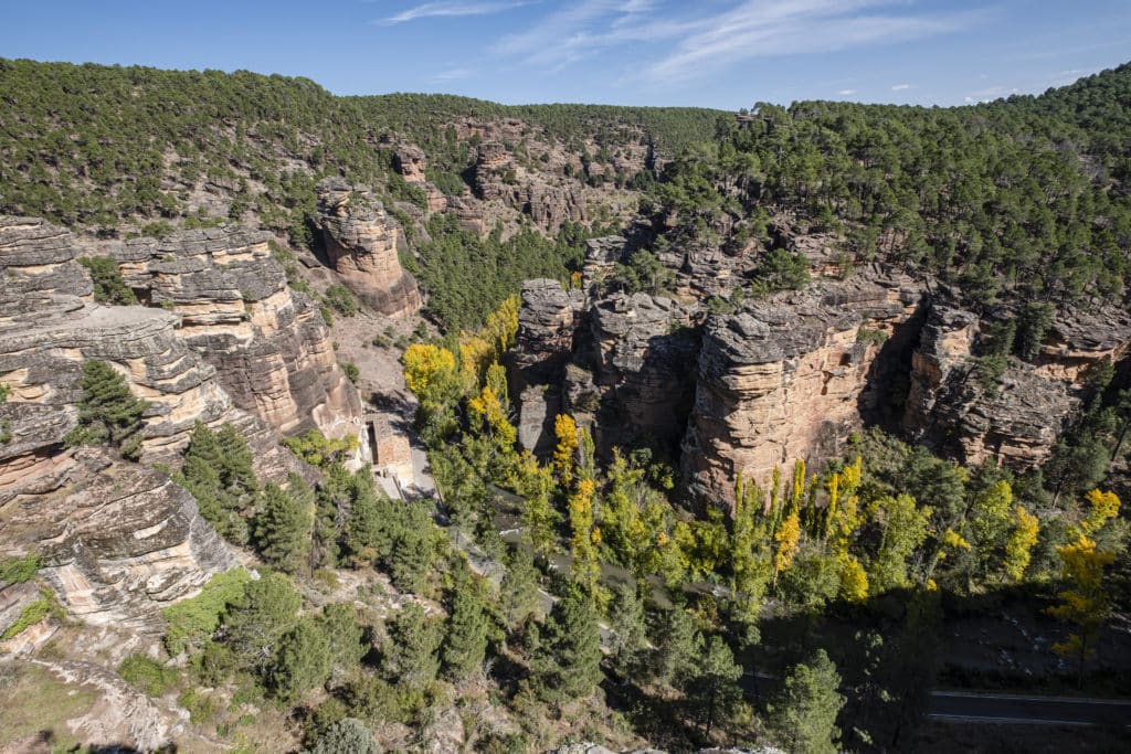 Barranco de la Hoz , Alto Tajo natural park, Guadalajara province, Spain