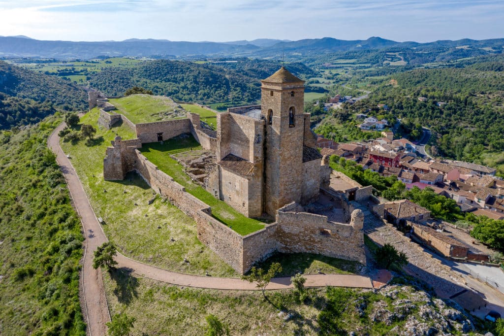 Castillo de Benabarre, pueblos con fábricas de chocolate