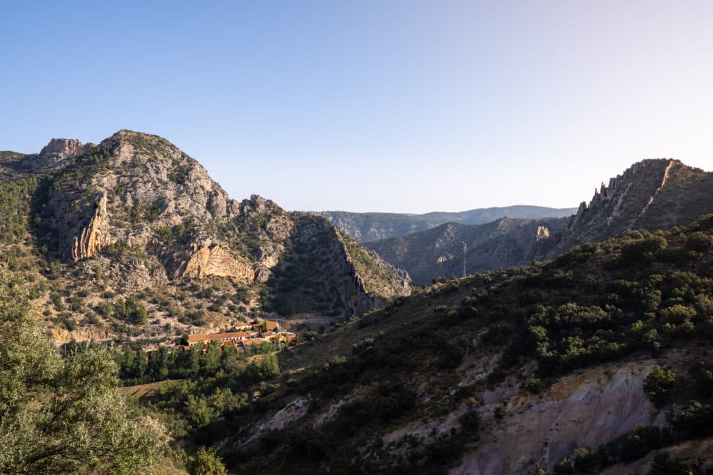 Fábrica Fluvial en los Órganos de Montoro de la ruta del silencio de Teruel.
