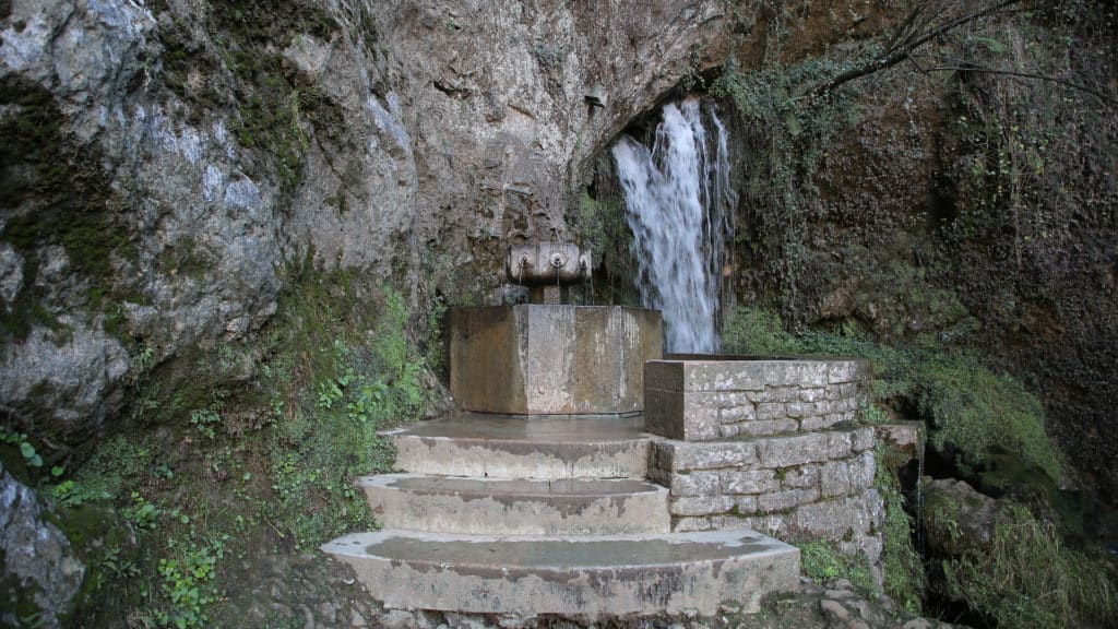 Fuente de los siete caños, Santuario de Covadonga,
