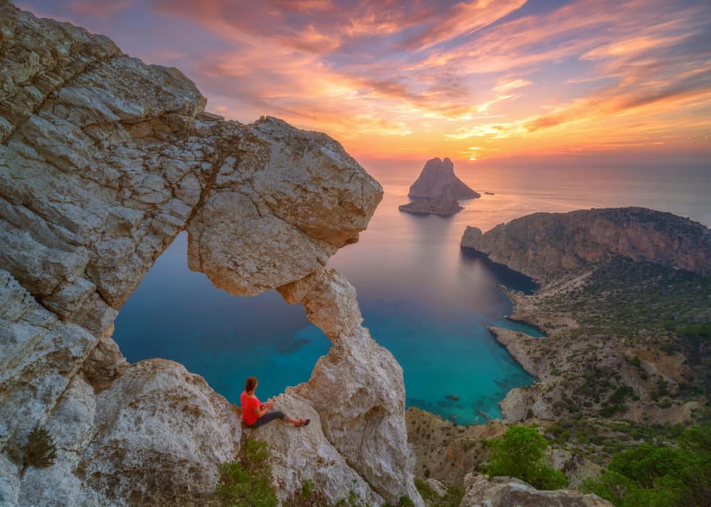 Planes en las Islas Baleares. Cala Llentrisca