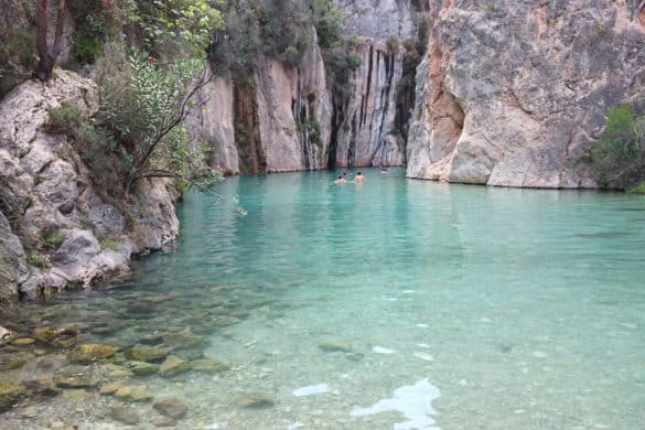 Fuente de los Baños de Montanejos, el paraíso termal de Castellón