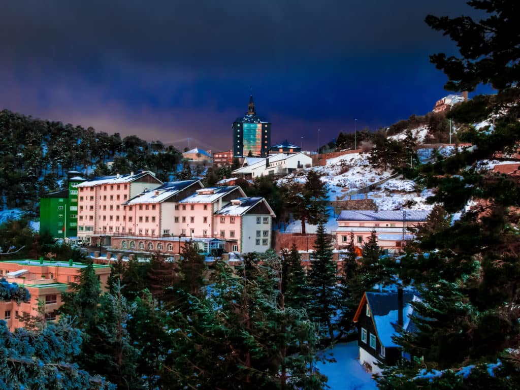 Navacerrada en el puente de diciembre