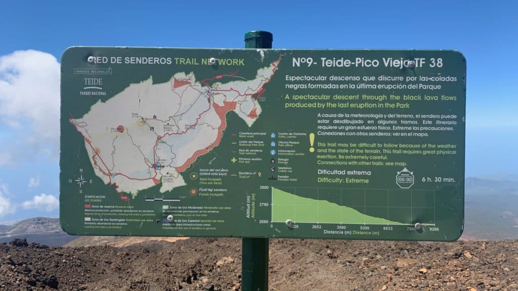 Ruta al Pico del Viejo. Senderismo en El Teide