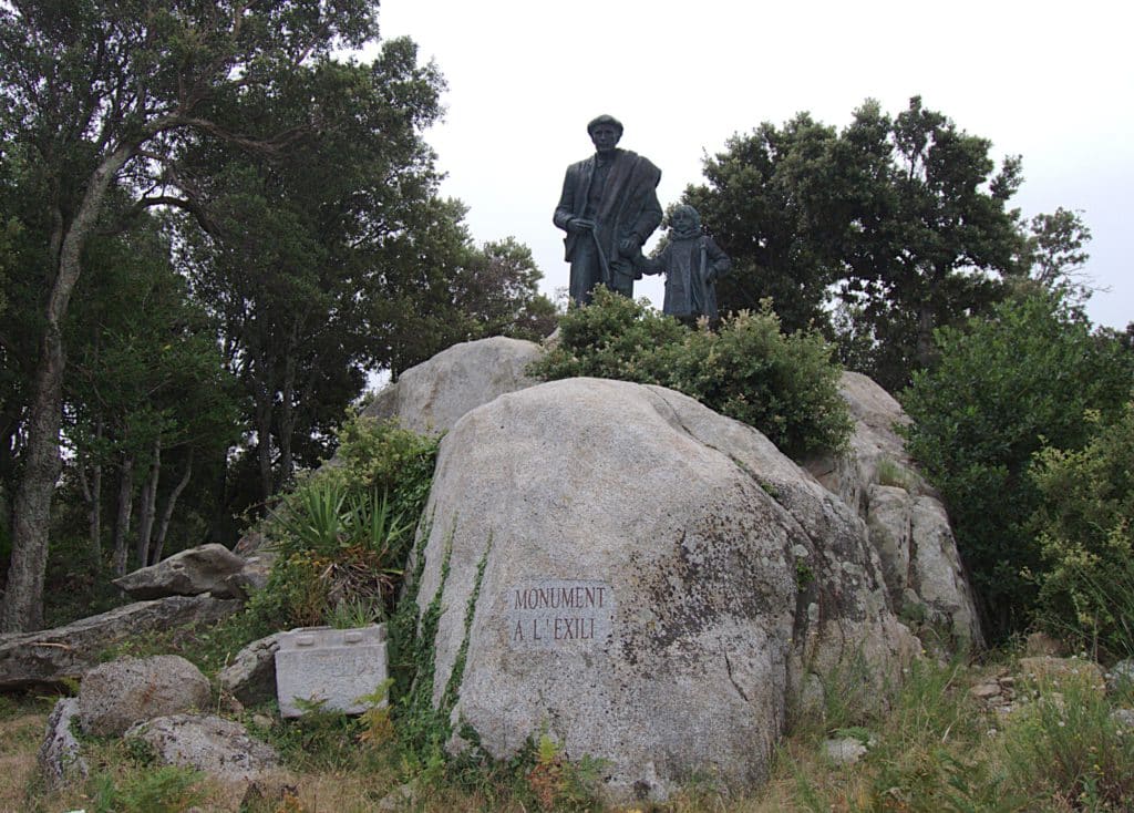 Monumento al exilio en La Vajol