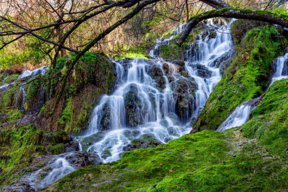 Cascadas, saltos y rápidos en la ruta del agua de Berganzo