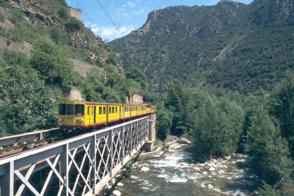 El Tren Amarillo de los Pirineos