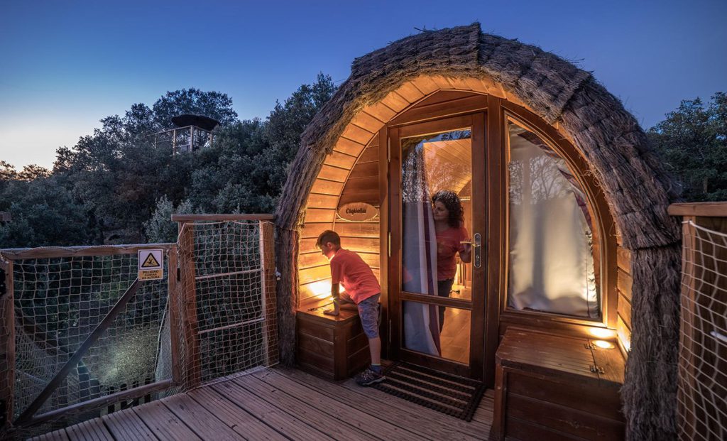 Cabañas en los árboles y ecolodges en la sierra de Madrid