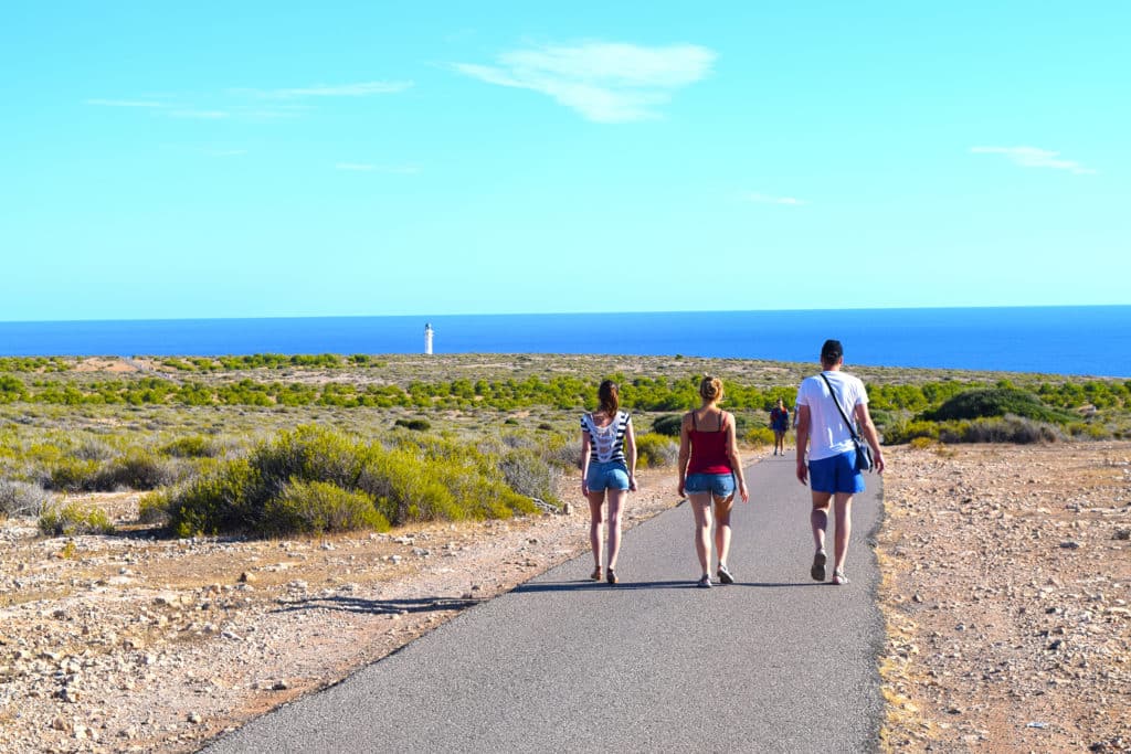 Cap de Barbaria, una de las rutas verdes por Formentera