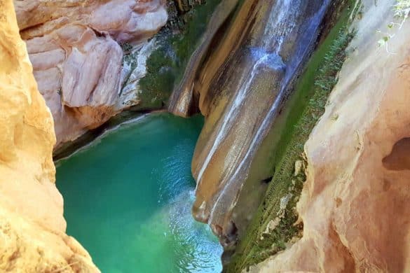 La cascada de Bercolón, una joya turquesa escondida