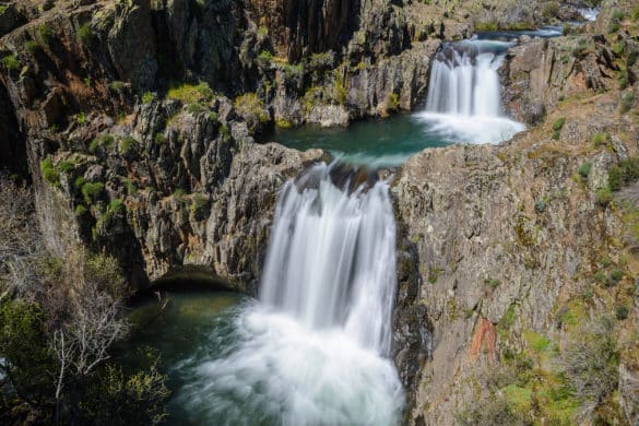Cascada del Aljibe: saltos en cadena con 12 metros de altura
