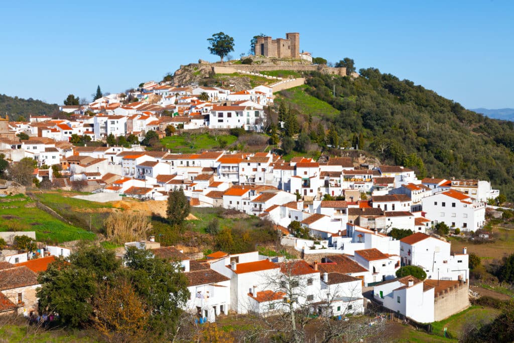 Vista de Cortegana, Andalucía